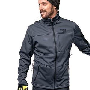 High Quality Custom Men's Bomber Softshell <b>Jacket</b> Professional Factory-Made <b>Waterproof</b> Stand Collar 100% Polyester for Winter - Product Image 4