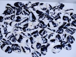 100% naturel zèbre jaspe lâche pierres précieuses mélange forme et taille jaspe Cabochon pierres précieuses en vrac Lot pour la fabrication de bijoux - Product Image 5