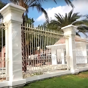 Paneles de valla de hierro forjado duraderos para privacidad al aire libre y cercas de acero de seguridad para granjas y jardines - Product Image 3