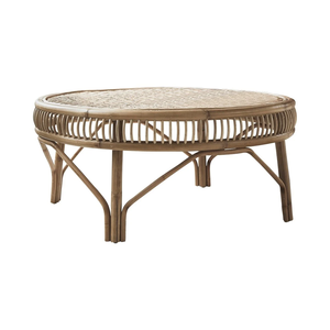 Table basse en rotin méticuleusement tissé Fabriqué au Vietnam Matériaux écologiques Meubles de maison Décoration intérieure Vente en gros - Product Image 1