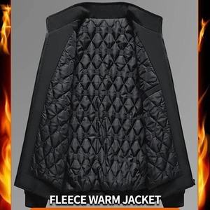 Veste d'hiver en laine épaisse et chaude pour homme, style varsity, coupe-vent, avec service OEM - Product Image 3