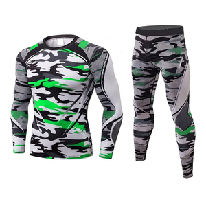 Combinaisons de compression respirantes de haute qualité fabriquées au Pakistan, en Spandex/Polyester, avec fermeture élastique à la taille, étiquette privée, sublimation - Product Image 6
