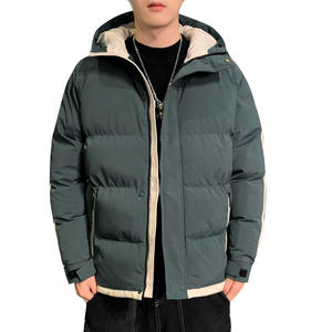 Tallas grandes de fábrica al por mayor de moda Casual cómodo abrigo de los hombres Puffer chaqueta de burbuja esponjosa - Product Image 1