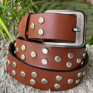 Unisex <b>Leather</b> <b>Belts</b> Real <b>Leather</b> High Quality Custom Logo on <b>Belts</b> Western <b>Belts</b> - Product Image 2