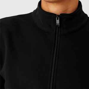 Jersey de lana ligero con cremallera de un cuarto para hombre-Top de lana cómodo y acogedor para senderismo, camping y uso diario - Product Image 4