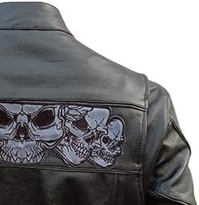 Chaqueta de piel de vaca auténtica personalizable hecha a mano de fábrica para hombre, superventas, nuevo estilo, decoración de piel, calidad superior, larga - Product Image 5