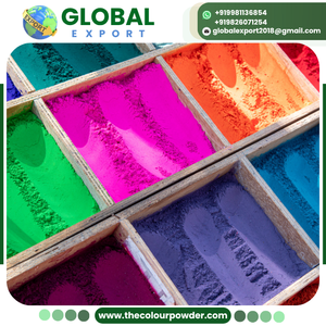 Poudre de couleur Gulal de qualité experte non irritante biodégradable écologique pour le festival de Thanksgiving Pack combiné 15 couleurs pour adultes - Product Image 4