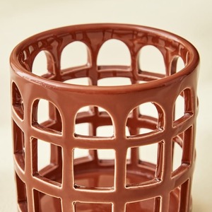 Uniquely Designed Metal Lanterns Glass <b>Candle</b> Holders & Jars for <b>Dinner</b> Room Wood Candleholders with Stylish Features - Product Image 3