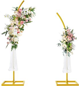 2 paquets de supports de vases géométriques en métal noir de 23.6 pouces Centres de table de mariage et plateaux de table de haute qualité - Product Image 4