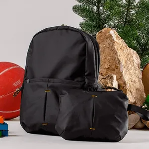 กระเป๋าเป้ TREKKER BG010 พับได้ ผลิตจากวัสดุ RPET อุปกรณ์ที่เป็นมิตรต่อสิ่งแวดล้อม - Product Image 3