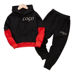 Nuevo diseño de invierno Casual sólido personalizable de alta calidad niños chándal conjunto-venta al por mayor más vendido servicio OEM - Product Image 3