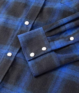 Vente en gros de chemises de protection moto en aramide pour hommes chemise de moto à carreaux gris bleu logo personnalisé prix raisonnable - Product Image 5