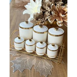 Sufi Set di spezie in porcellana 7 pezzi - Product Image 1