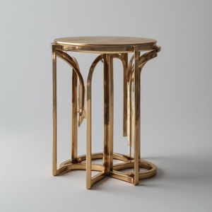 Custom Made Modern Side End Table Fully Handcrafted Attractive Mirrored Design New Arrival Home Hotel Decor Best <b>Product</b> Store - Product Image 6