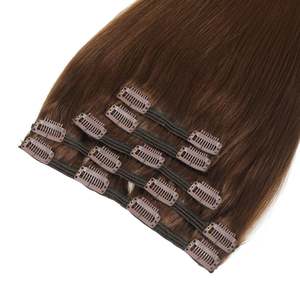 9A เรมี่ อินเดียน คลิปอิน แฮร์ เอ็กซ์เทนชั่นส์ 30 นิ้ว สีน้ำตาลเกาลัด # 4 - Product Image 1