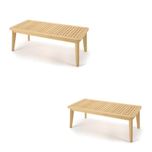 Fabricant indonésien de meubles de café de table de restaurant commercial en bois de teck de qualité supérieure - Product Image 4