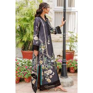 Flowy Floral Viscose <b>Kaftan</b> for <b>Plus</b>-<b>Size</b> Women - Product Image 5
