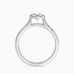 Anillo solitario de diamante cultivado en laboratorio de oro Unique10K, diseño de diamante de corte redondo clásico para compromiso, boda, uso diario y regalos de fiesta - Product Image 5