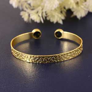 ความต้องการอัญมณีออบซิเดียนสีดํา 18k กุหลาบทองชุบสร้อยข้อมือผู้ผลิตเครื่องประดับเงิน 925 - Product Image 4