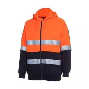 Sweats à capuche de sécurité réfléchissants unis design personnalisé Nouveau design de sweats à capuche réfléchissants de sécurité pour la construction à vendre fabriqués au Pakistan - Product Image 1