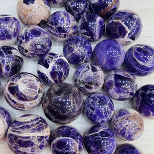 High Quality Amethyst Crystal Sphere Ball Natural Gemstone for Feng Shui Love Healing Meditation and Decor Bulk <b>Supply</b> - Product Image 4
