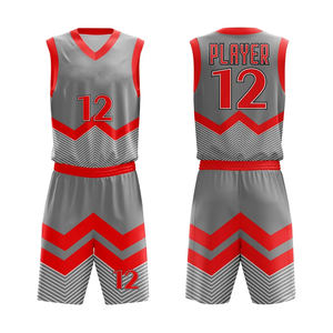Maillot de basket-ball à sublimation personnalisée ensemble d'uniformes d'équipe vêtements de basket-ball réversibles uniformes de basket-ball - Product Image 4
