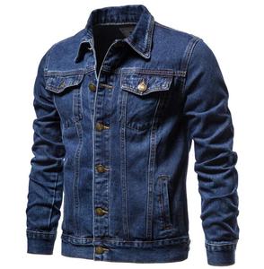 Veste en jean en coton pour homme de haute qualité, veste en jean ajustée sur mesure pour homme, streetwear hip-hop - Product Image 6