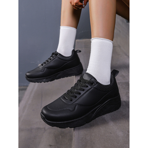 Women's Casual Preppy College <b>Sneakers</b> Comfortable Breathable Walking Style <b>Shoes</b> for Outdoor Gym Use - Product Image 2