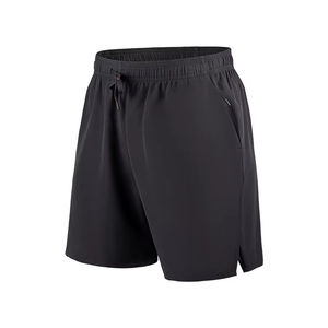 Pantalones cortos de algodón de Color sólido personalizados de verano de moda de alta calidad para hombres, pantalones cortos deportivos finos transpirables para correr, entrenamiento físico para hombres - Product Image 6