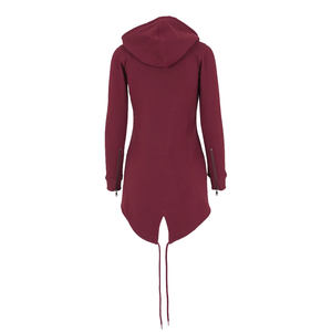 Manteau décontracté pull épaissi de haute qualité nouveauté hiver femmes col roulé fermeture éclair sweats à capuche courts pour femme - Product Image 3