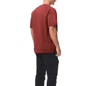 Wholesale Price <b>Men's</b> 100% Cotton Short Sleeve Casual T-<b>Shirt</b> Round Neck Shoulder Slope Neck Tape Solid Color From Bangladesh - Product Image 5