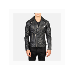Nueva chaqueta de cuero genuino hecha a medida para hombres Chaquetas de cuero a bajo precio de venta para el producto - Product Image 4