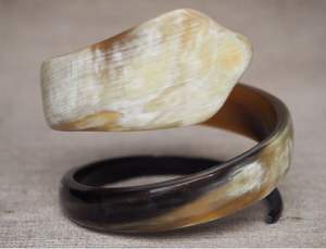 Vente chaude Vintage Corne Bracelet Manchette Bracelets avec Antique Look Bracelet Bijoux À La Main De Grossiste Indien - Product Image 5