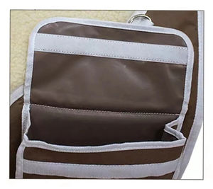 Sous-selle de compétition respirante à séchage rapide avec poche, doublure en polaire de coton et polyester, emballage personnalisé pour l'équitation - Product Image 2