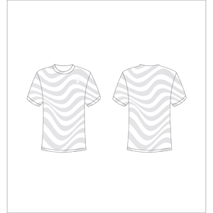 Camiseta de Manga Corta para Hombre con Estampado Geométrico, Cuello Redondo, Corte Regular Informal, Tejido de Punto, Trackstar OEM, Marca Privada TSI-G05-P0755 - Product Image 2