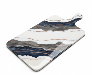 Tabla de Cortar de Resina de Mármol Premium, Tabla de Cortar de Mármol Natural y Resina Hecha a Mano para el Hogar, Hotel, Restaurante, Cocina - Product Image 4