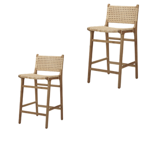 Silla comedor de ratán con asiento de tela estilo minimalista moderno para silla de salón precio al por mayor - Product Image 2