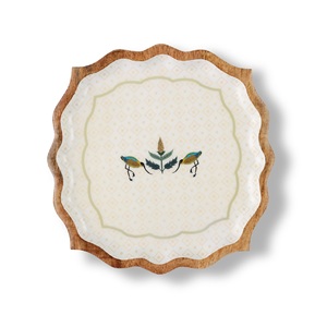 ถาดไม้อะคาเซียขนาดใหญ่และขนาดเล็กพร้อมที่จับถาดเสิร์ฟสำหรับโต๊ะกาแฟห้องครัวคาเฟ่ร้านอาหารหรือของตกแต่งบ้าน - Product Image 6