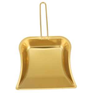 ที่ตักขยะโลหะทองเหลืองแบบชนบททันสมัยกระทะโลหะขัดทอง - Product Image 6