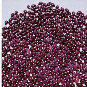 พลอยโกเมนทรงกลมทรงหลังเบี้ยทรงโค้งโมราธรรมชาติขนาด3มม. ทรงวงรีตัดสูงสินค้าที่มีความสูงอัญมณีทรงหลวม - Product Image 4