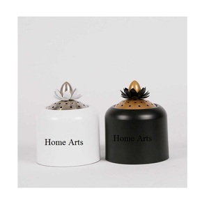 Juego de 2 quemadores Mabkhar de color blanco y negro, quemador de incienso de tamaño personalizado de calidad superior para uso en bodas - Product Image 1