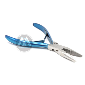 Alicates de anillo de oro Premium, herramienta de extensión de cabello y abalorios de acero inoxidable de alta calidad, herramienta de extensión de cabello de bucle Micro Loop - Product Image 3