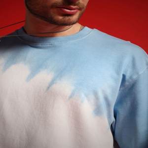 Camiseta de algodón 100% de alta calidad para hombre, camiseta de gran tamaño de algodón con cuello redondo teñido para hombre, hecha en la India - Product Image 5