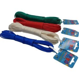 Corde à linge rétractable en PVC durable 10-20m pour intérieur et extérieur, idéale pour le lavage et le séchage domestique - Product Image 1