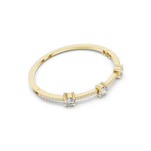 Bracelet tennis en diamant de laboratoire 3,6 carats, taille brillant rond, or 10KT, 14KT, 18KT et argent 925, or rose, jaune, blanc - Product Image 4