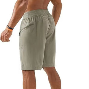 Pantalones Cortos para Hombre Hechos a Medida al Mejor Precio, Detalle de Botones, Transpirables, de Tela Oxford de Spandex/Algodón, Cintura Elástica - Product Image 2