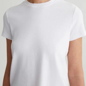 Camiseta Premium de algodón 100% ajustada para mujer, camiseta de manga corta con cuello redondo y estampado 3D, camiseta gruesa de gran tamaño 300 GSM - Product Image 6