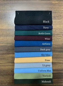 ผ้าป๊อปคอร์นผ้าสแปนเด็กซ์โพลีเอสเตอร์อเนกประสงค์ผ้าถักแบบธรรมดาสำหรับใส่บนพื้นผิวเสื้อและชุดเดรสแฟชั่น - Product Image 5