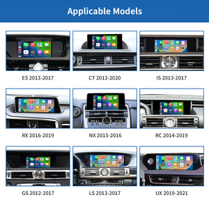 Autoabc Carplay Wireless per LEXUS CT200h ES GS IS205 LC LS LX NX RX, Interfaccia Android Auto Wireless, Lettore Multimediale per Auto con <span class=keywords><strong>Youtube</strong></span> - Product Image 5