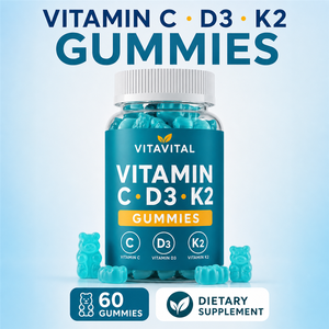 Gomitas para el Crecimiento Infantil de Marca Privada OEM ODM, Suplemento para la Salud Ósea, Vitamina C, D3, K2, <span class=keywords><strong>L</strong></span>-Glutamina, <span class=keywords><strong>L</strong></span>-Carnitina - Product Image 1